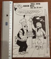Tibet - Chick Bill - Carton Promotionnel 1978 - Afiches & Offsets
