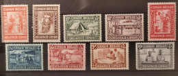 Congo Belge - 150/158 - Caritas - Goutte De Lait - 1930 - MNH - Neufs