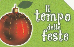 SCHEDA TELEFONICA USATA 1293 IL TEMPO DELLE FESTE - Pubbliche Speciali O Commemorative