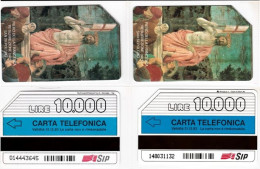 SCHEDA TELEFONICA USATA 195-6 PIERO DELLA FRANCESCA MN TP (645 - Pubbliche Speciali O Commemorative