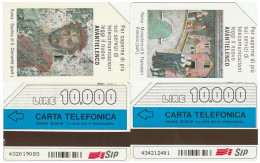 COPPIA SCHEDE TELEFONICHE USATE 191-2 AVANTILELENCO (083 - Pubbliche Speciali O Commemorative