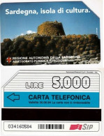 SCHEDA TELEFONICA USATA 237 SARDEGNA 5 (584 - Pubbliche Speciali O Commemorative