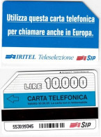 SCHEDA TELEFONICA USATA 279 IRITEL BLU 10 30-6-95 (345 - Pubbliche Speciali O Commemorative