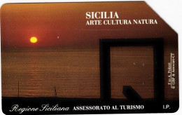 SCHEDA TELEFONICA USATA 284 SICILIA - Public Special Or Commemorative