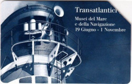 SCHEDA TELEFONICA USATA 290 GENOVA 04 TRANSATLANTICI - Públicas Especiales O Conmemorativas