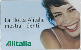 SCHEDA TELEFONICA USATA 292 ALITALIA  - Openbaar Speciaal Over Herdenking