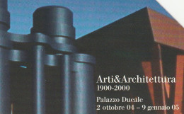 SCHEDA TELEFONICA USATA 291 ARTI  E  ARCHITETTURA - Public Special Or Commemorative
