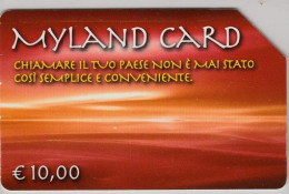 SCHEDA TELEFONICA USATA 330 MYLAND CARD - Pubbliche Speciali O Commemorative