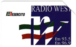 SCHEDA TELEFONICA USATA 351 EI RADIO WEST - Pubbliche Speciali O Commemorative