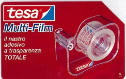 SCHEDA TELEFONICA USATA 383 TESA MULTI-FILM - Públicas Especiales O Conmemorativas