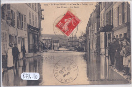 BAR-SUR-SEINE-  CRUE DE LA SEINE 1910- RUE THIERS- LES PONTS - Bar-sur-Seine