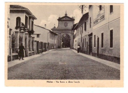 MALEO - VIA ROMA E ARCO TRECCHI - LODI  - NON VIAGGIATA - Lodi