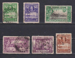 Lot De Vieux Timbres Oblitérés De Sierra Leone - Sierra Leone (...-1960)