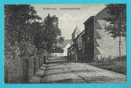 * Melsbroek - Melsbroeck (Steenokkerzeel - Vlaams Brabant) * Steenwagenstraat, église, Animée, Char, Old - Steenokkerzeel