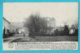 * Herseaux - Herzeeuw (Mouscron - Hainaut) * (E. Desaix, Nr 10) Rue De Tournai, Vue De La Brasserie, Chateau Pollet - Moeskroen