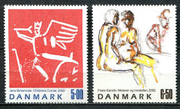Dänemark Denmark Postfrisch/MNH Year 2002 - Modern Art Paintings - Neufs