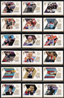 2012 Great Britain British Gold Medal Winners Of Summer Olympic Games In London Set (self Adhesive) - Verano 2012: Londres