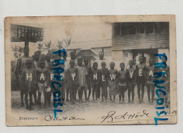 Sierra Leone. Freetown. Happy New Year. Enfants. 1903 - Sierra Leone