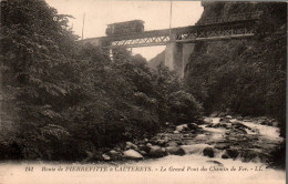 N°120902 -cpa Pierrefitte à Cauterets - Le Grand Pont Du Chemin De Fer- - Ouvrages D'Art