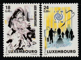 LUXEMBOURG - N°1485/6 ** (2001) - Nuevos