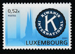 LUXEMBOURG - N°1503 ** (2001) Kiwanis International - Nuevos