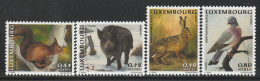 LUXEMBOURG - N°1504/7 ** (2001) Animaux - Nuevos