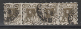 ALGERIE YT 34 Oblitéré     .....NSTANI  Bloc De  4 - Used Stamps