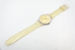 Watches : SWATCH - Golden Sparkle - Nr. : SUOK704 - Oversized 41mm - Running - Excelent - 2014 - - Moderne Uhren