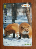 T-427 - JAPAN, Japon, Nipon, Carte Prepayee, Prepaid, Animal Fox, Renard - Sonstige & Ohne Zuordnung