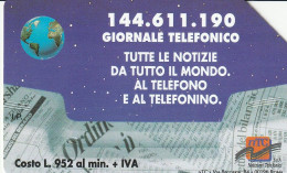 SCHEDA TELEFONICA USATA PRP 238 GIORNALE TELEFONICO  (379 U - Private-Omaggi
