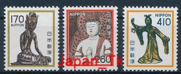 JAPANI Mi. Nr. 1453-1455 Freimarken: Pflanzen, Tiere, Nationales Kulturerbe - MNH - Nuovi