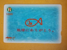 T-428 - JAPAN, Japon, Nipon, Carte Prepayee, Prepaid, Animal Fish, Poison - Autres & Non Classés