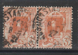 ALGERIE YT 36 Oblitéré En Duo CONSTANTINE - Used Stamps