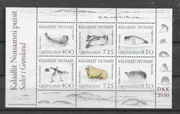 1991 MNH  Greenland, Block 3 Postfris** - Blokken