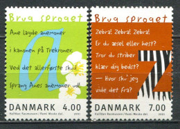 Dänemark Denmark Postfrisch/MNH Year 2001 - Language Promotion - Nuevos