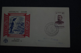 7-122 Précurseur TAAF Madagascar 1953 Passage Saint Marcouf 3e Mission St Paul Amsterdam Tananarive 10/1/54 Tempête - ...-1955 Préphilatélie