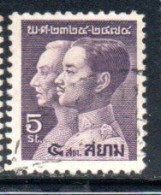 THAILANDE THAILAND TAILANDIA SIAM 1932 KING PRAJADHIPOKAND CHAO P'YA CHAKRI 5s USED USATO OBLITERE' - Thailand