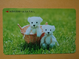 T-428-2 - JAPAN, Japon, Nipon, Carte Prepayee, Prepaid, Animal, Bear, Ours - Altri & Non Classificati