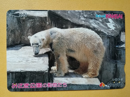 T-428-2 - JAPAN, Japon, Nipon, Carte Prepayee, Prepaid, Animal, Bear, Ours - Altri & Non Classificati