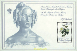 99670 MNH BELGICA 1989 PROMOCION DE LA FILATELIA. ROSAS DE PIERRE-JOSEPH REDOUTÉ - Andere & Zonder Classificatie