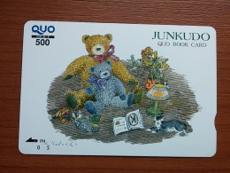 T-428-2 - JAPAN, Japon, Nipon, Carte Prepayee, Prepaid, Animal, Bear, Ours - Sonstige & Ohne Zuordnung