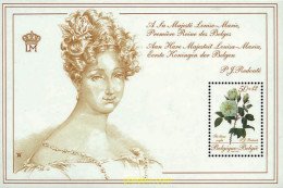 99669 MNH BELGICA 1988 PROMOCION DE LA FILATELIA. ROSAS DE PIERRE-JOSEPH REDOUTÉ - Sonstige & Ohne Zuordnung