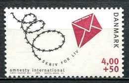 Dänemark Denmark Postfrisch/MNH Year 2001 - Amnesty International - Nuevos