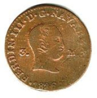 NAVARRE / ESPAGNE / FERDINAND III / 1826 P.P. / 3 MARAVEDIS / 5.71 G / 25 Mm - Otros & Sin Clasificación