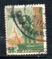 THAILANDE THAILAND TAILANDIA SIAM 1963 AOPU ASIAN OCEANIC POSTAL UNION 50s USED USATO OBLITERE' - Thaïlande