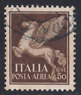 Italie - 1900 - 1944  Victor Emmanuel III  -  Poste Aérienne  Y&T  N ° 12  Oblitéré - Airmail
