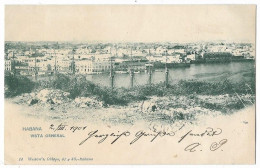 Cuba 1901 Litho Havana Picture Postcard To Austria - Briefe U. Dokumente