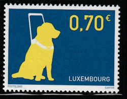LUXEMBOURG - N°1648 ** (2005) Chiens Guides Pour Non-voyants - Nuevos
