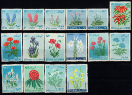 1964 Libano, Fiori , Serie Completa Nuova (**) - Lebanon