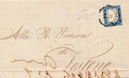 1861 LAC Pour Vestone Signée Raybaudi. - Sardinië